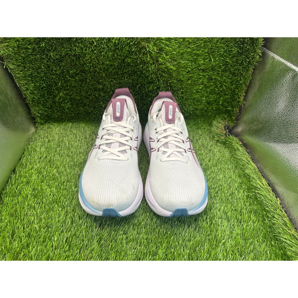 Asics Gel-Nimbus 28 1012B899 Athletic Sneaker Women's 9.5 White Knit Gym Running - Picture 4 of 15